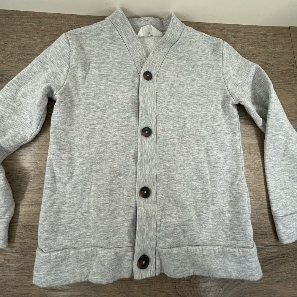 Soft French Terry Cardigan  sz 8-10